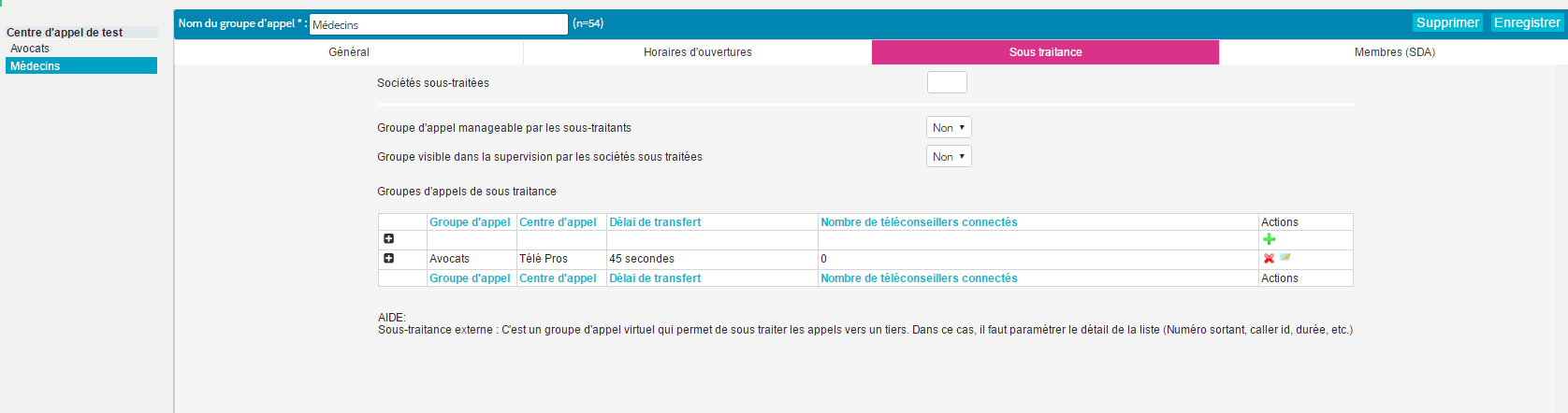 Sous traitance